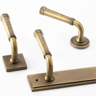 Solid Brass Door Handles By Frelan Hardware